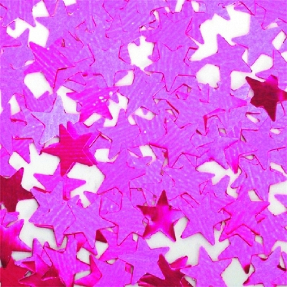 Flitter, Sterne 6mm pink (500gr)