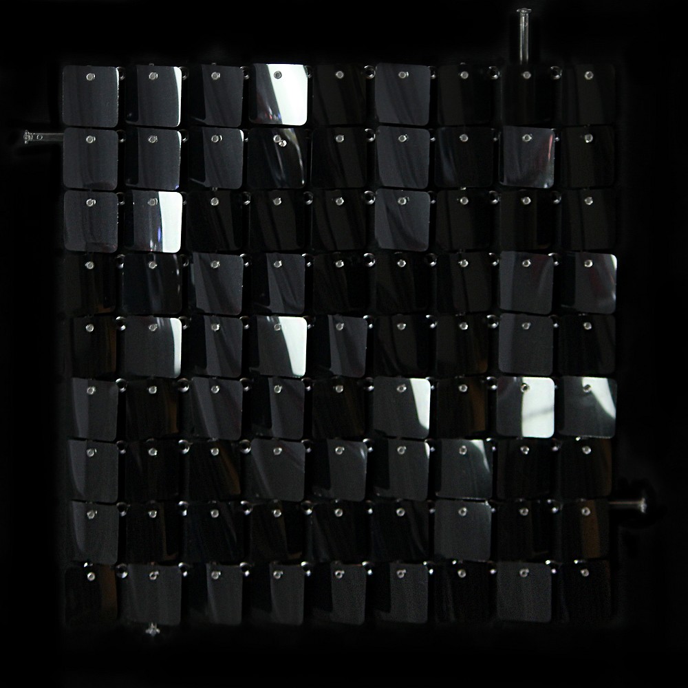 SolaAir Sequin Wall Decor Standard (viereckig) - Gloss Black