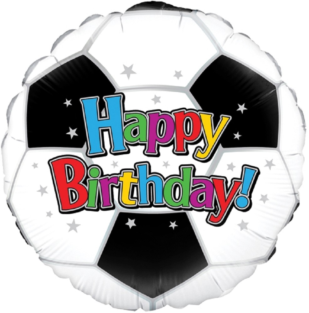 18" Happy Birthday Football