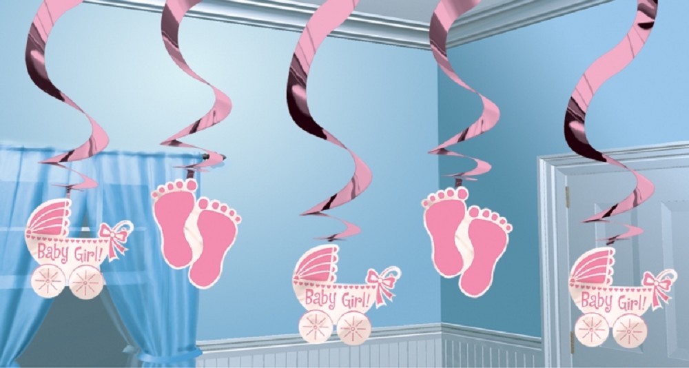Hanging Swirl - Baby Girl