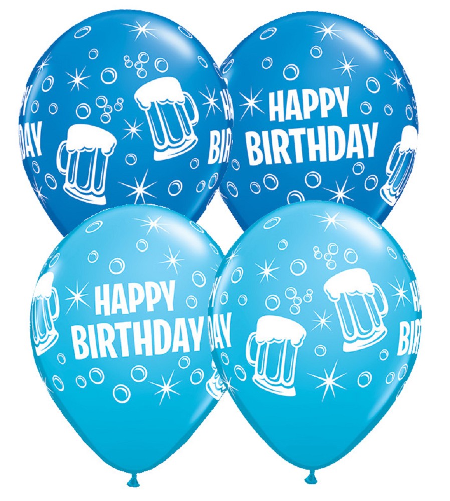 11" Birthday Beer Mugs (25 Stück)
