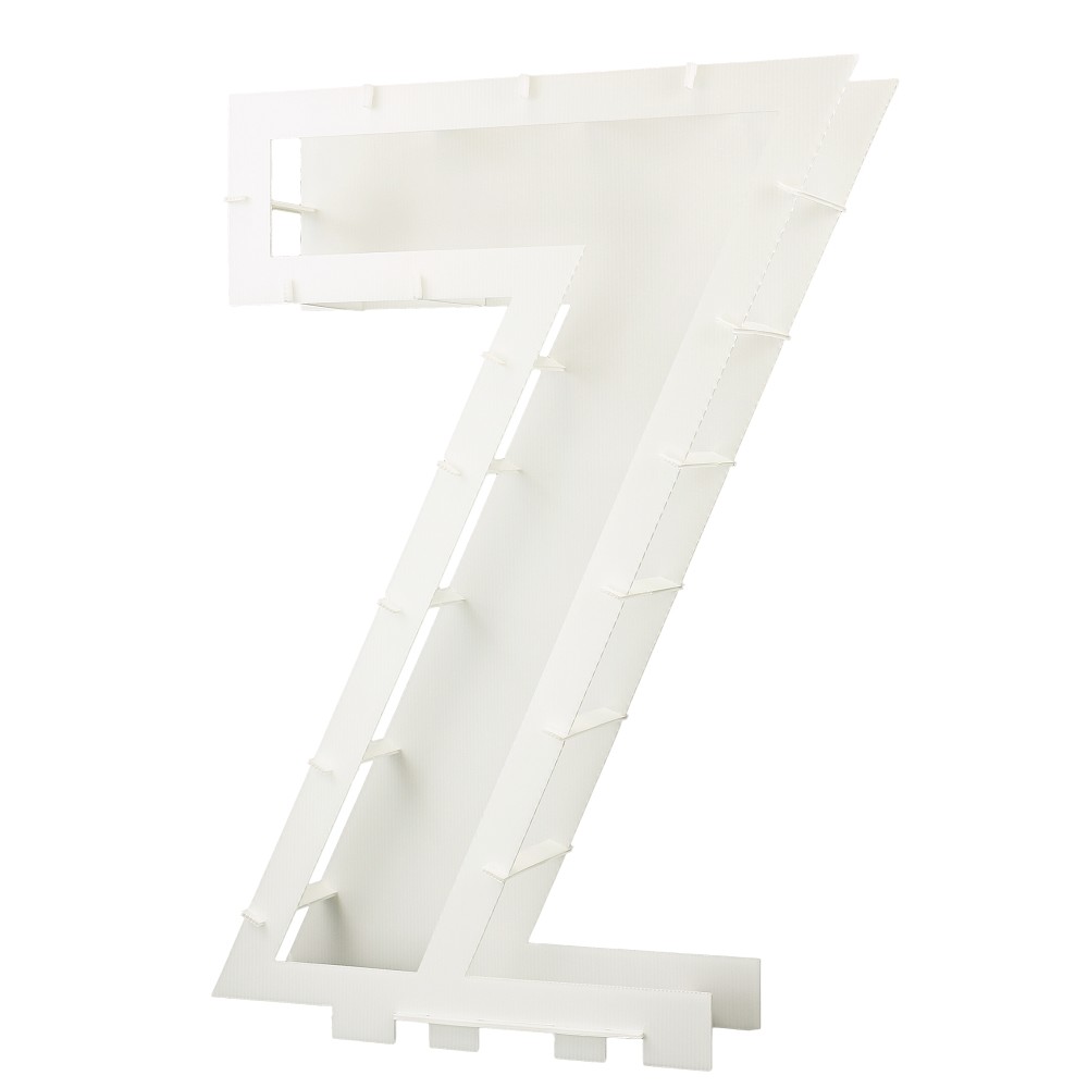 DIY Mosaik-Rahmen Zahl "7"