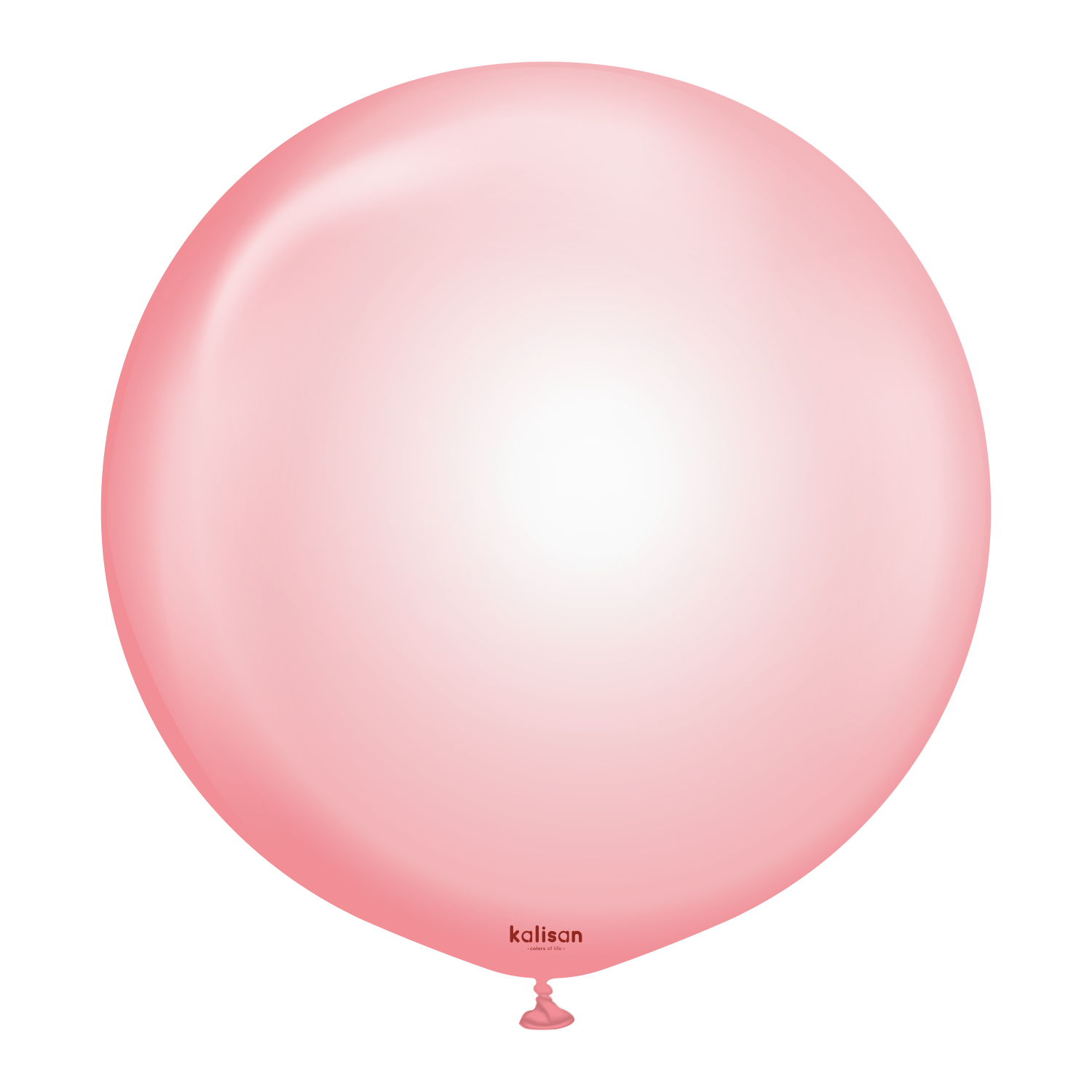 24" Riesenballon Pure Crystal Rot (10 Stück)
