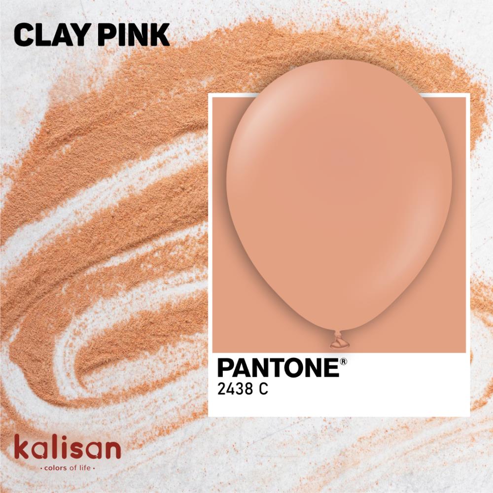 5" Standard Clay Pink (100 Stk.)