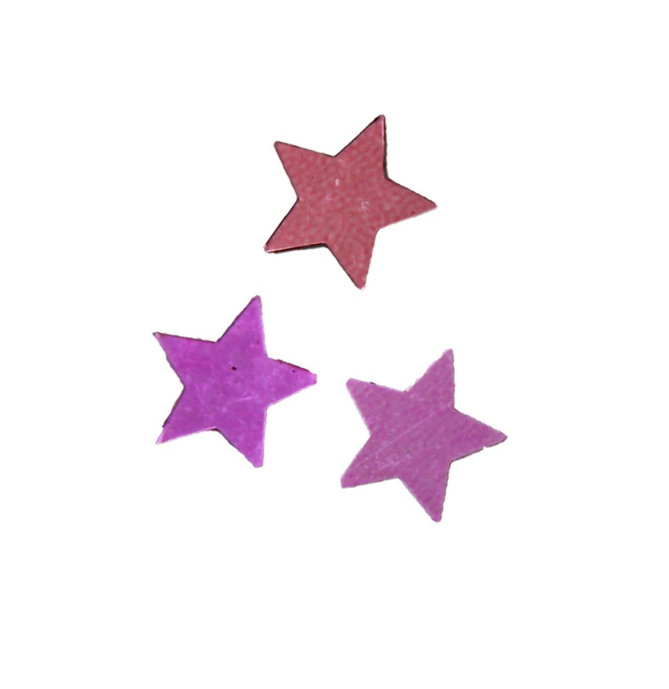 Flitter, Sterne 11mm rosa (500gr)