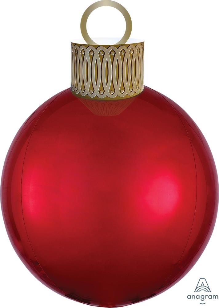 15" Orbz Red Ornament Kit