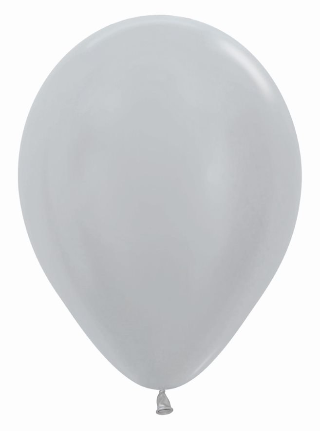 5" Pearl Silver (50 Stück)