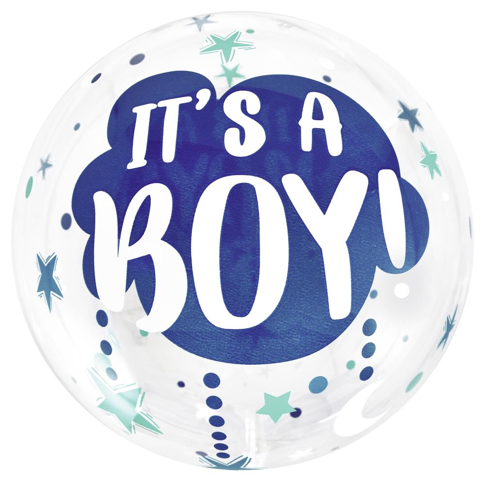 24" Crystal Globe "It's a boy" (mit Hochglanzdruck)