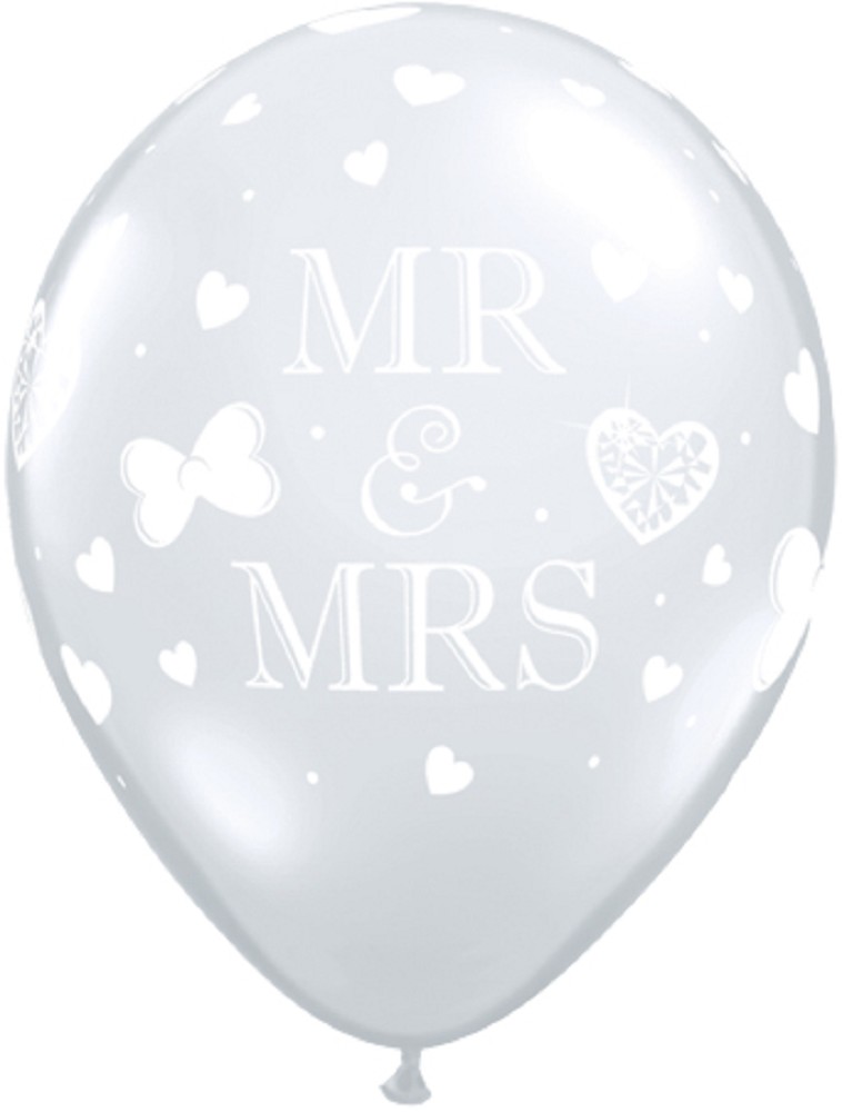11" Mr. & Mrs. (50 Stück)