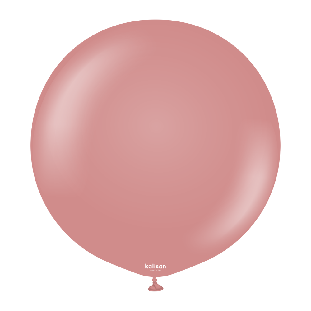 24" Riesenballon Retro Rosewood (2 Stück)