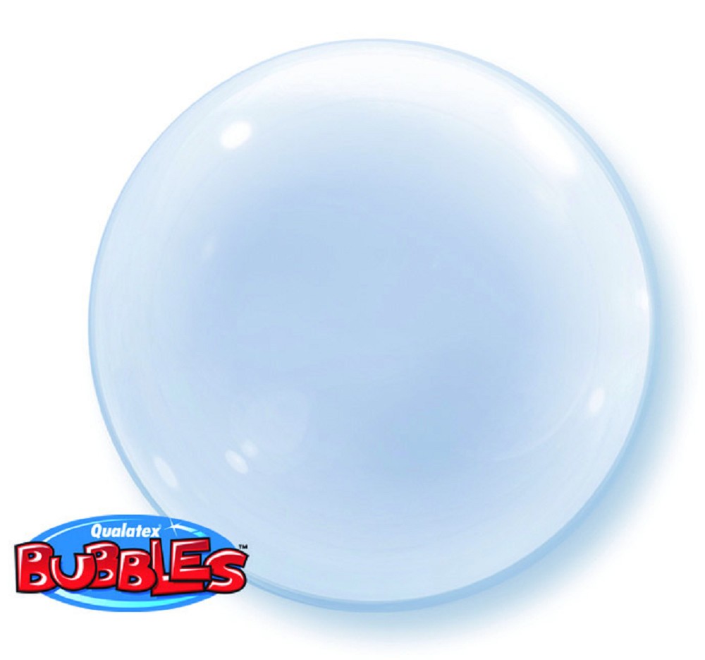 24" Deko Bubble Diamond Clear