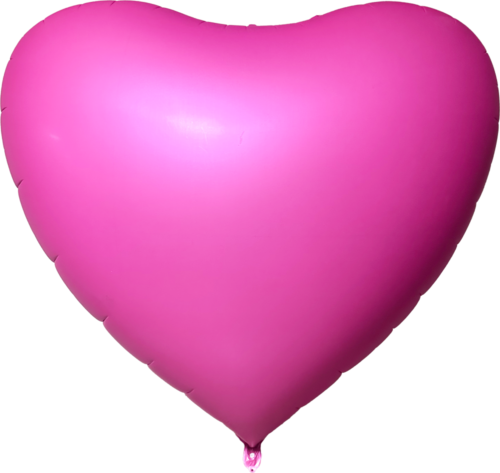 68" Riesen-Folienballon Herz Pink