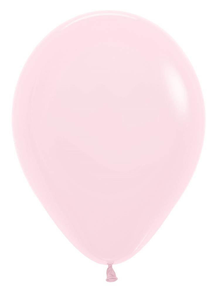 12" Pastel Matte Pink (50 Stück)