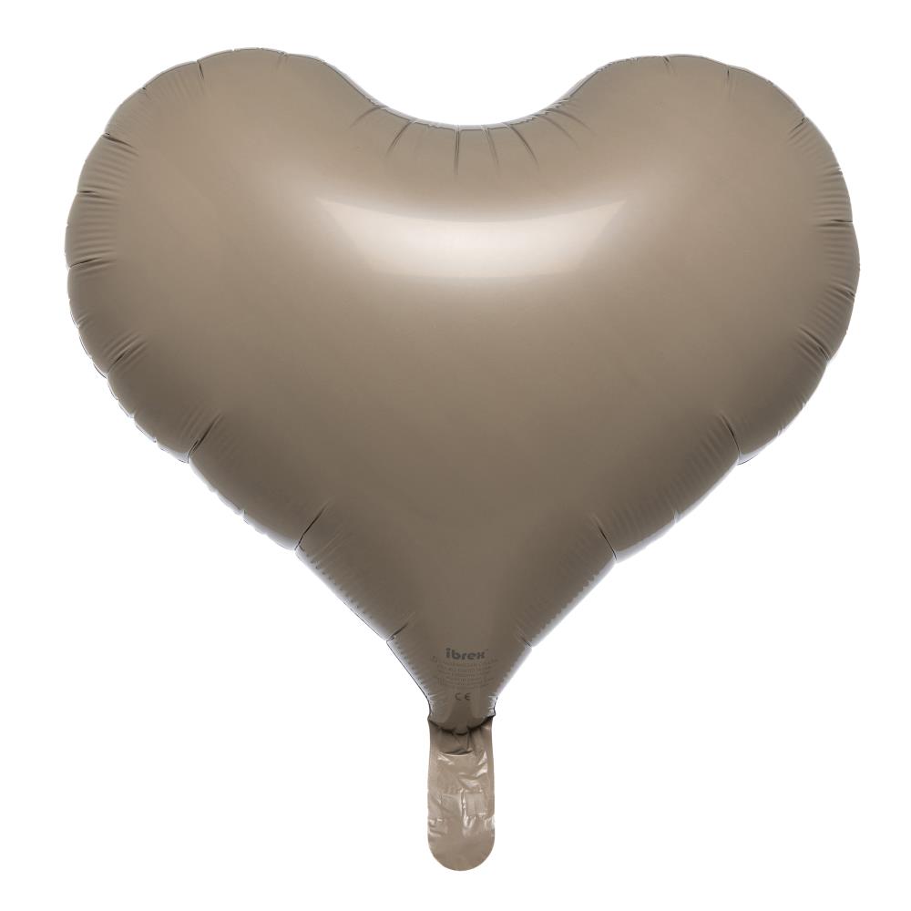 14" Jelly Heart Taupe (ibrex)