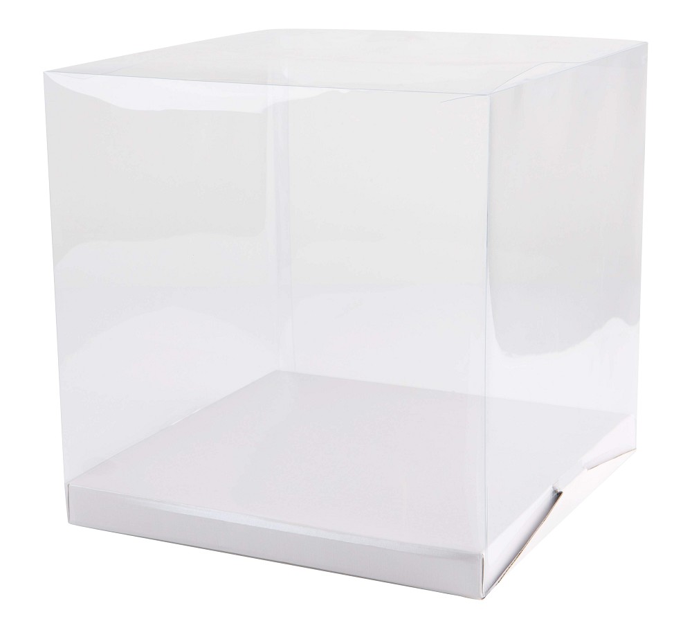 Verpackungskarton weiß medium (25x25x30