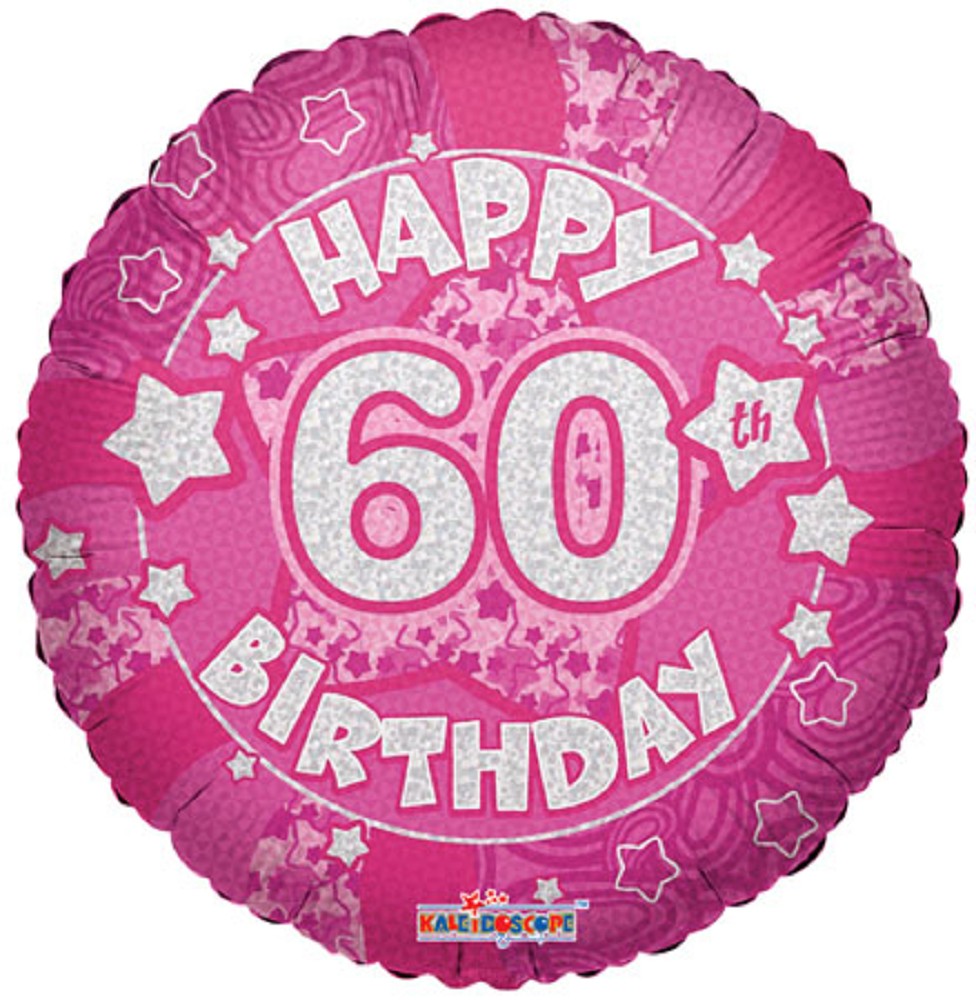 18" Happy Birthday Dazzler "60"