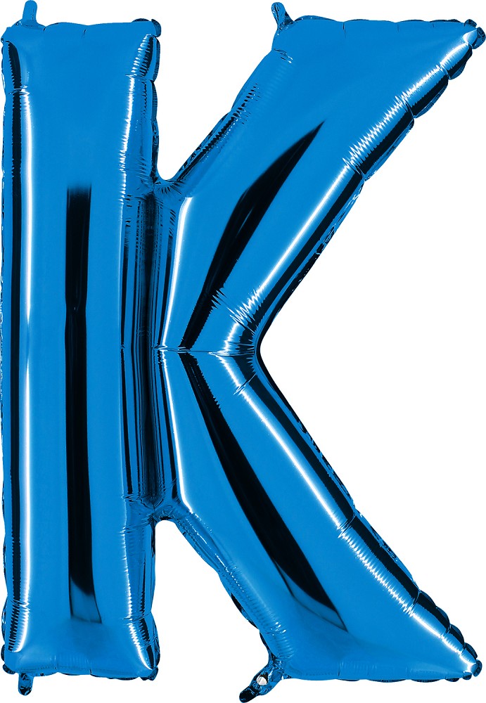40" Folienbuchstabe "K" Blue