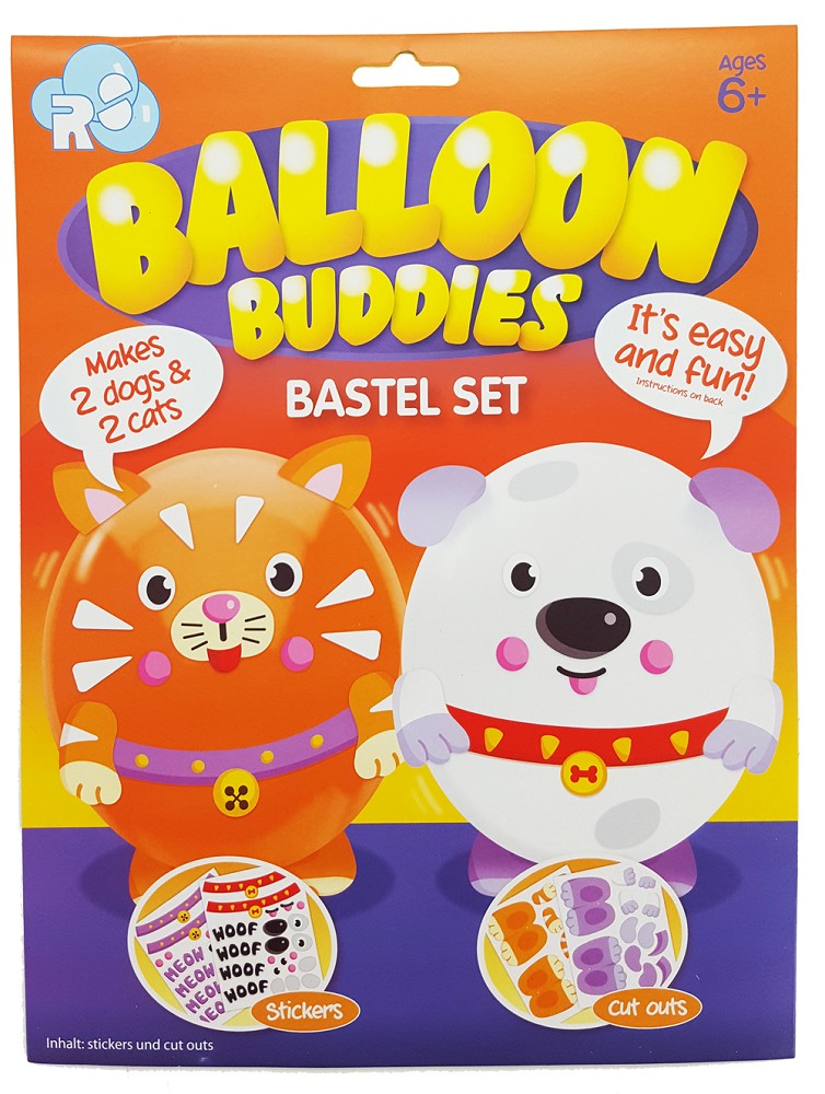 Bastelset - Balloon Buddies Hund/Katze