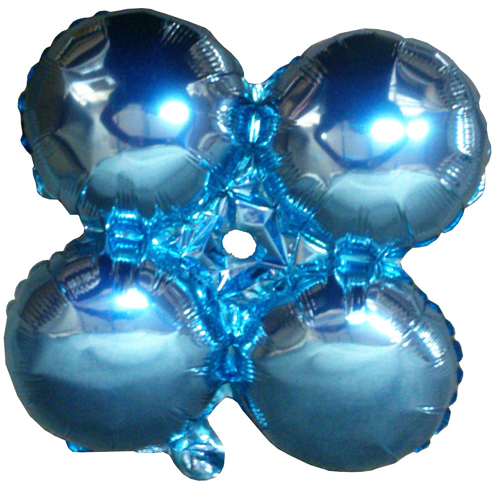 9" Cluster babyblau