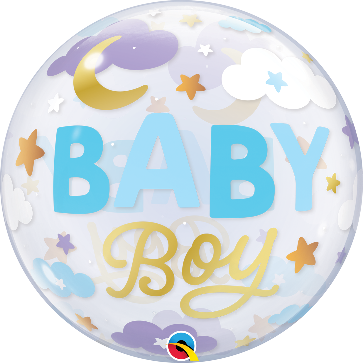 22" Single Bubble Baby Boy Sweet Dreams