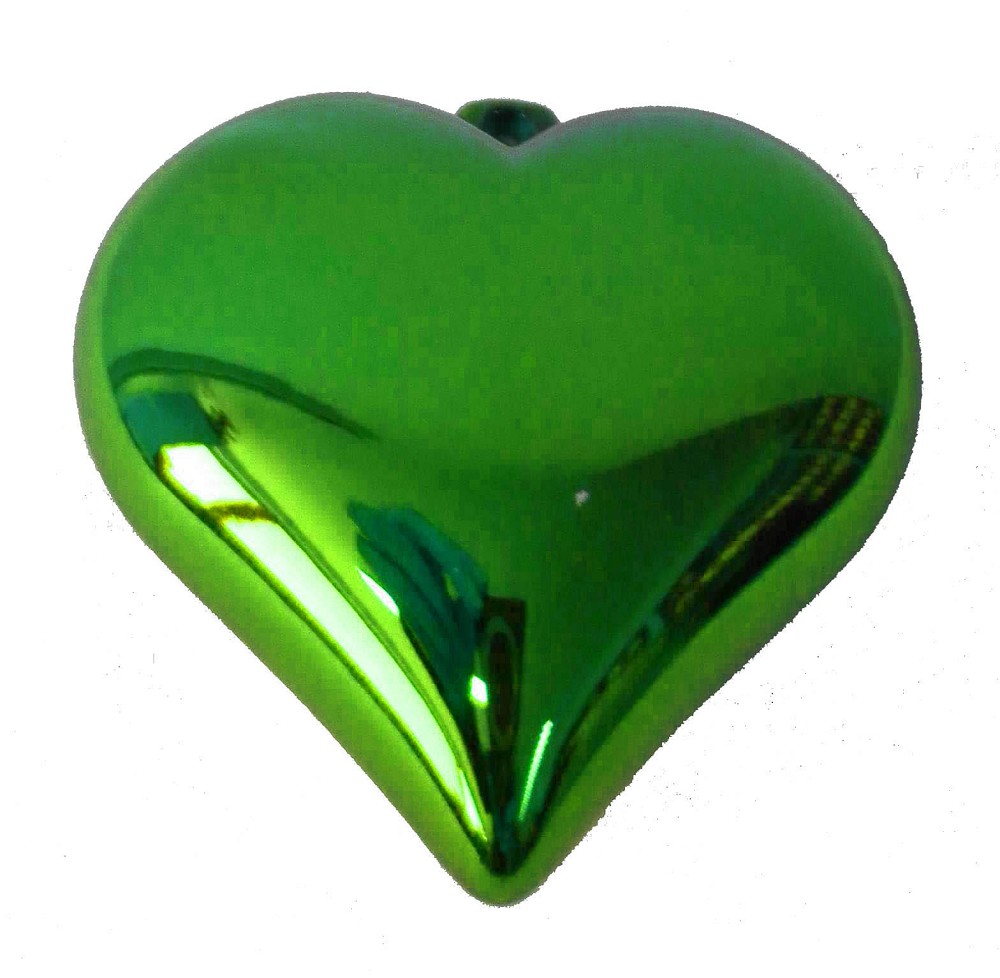 Ballongewicht Herz grün (17 Stück pro Beutel)