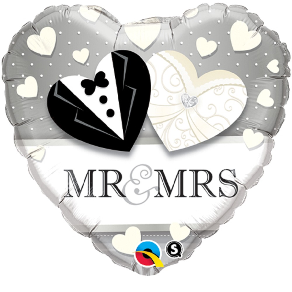 18" Mr. & Mrs. Wedding