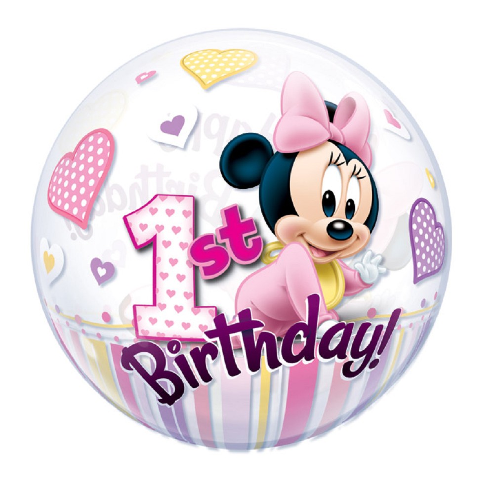 22" Single Bubble Minnie Mouse 1st