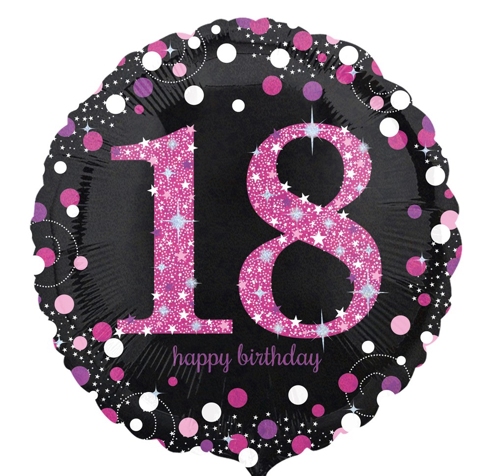 18" Pink Celebration "18"