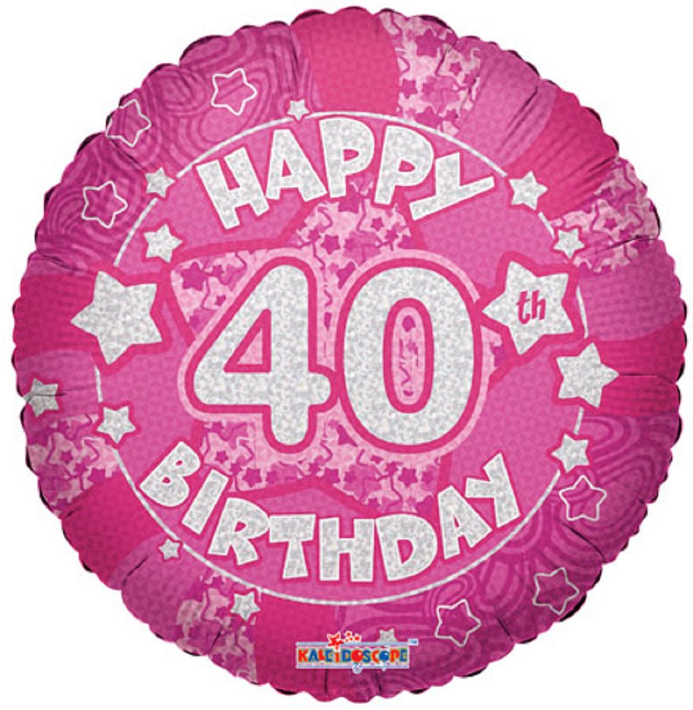 18" Happy Birthday Dazzler "40"