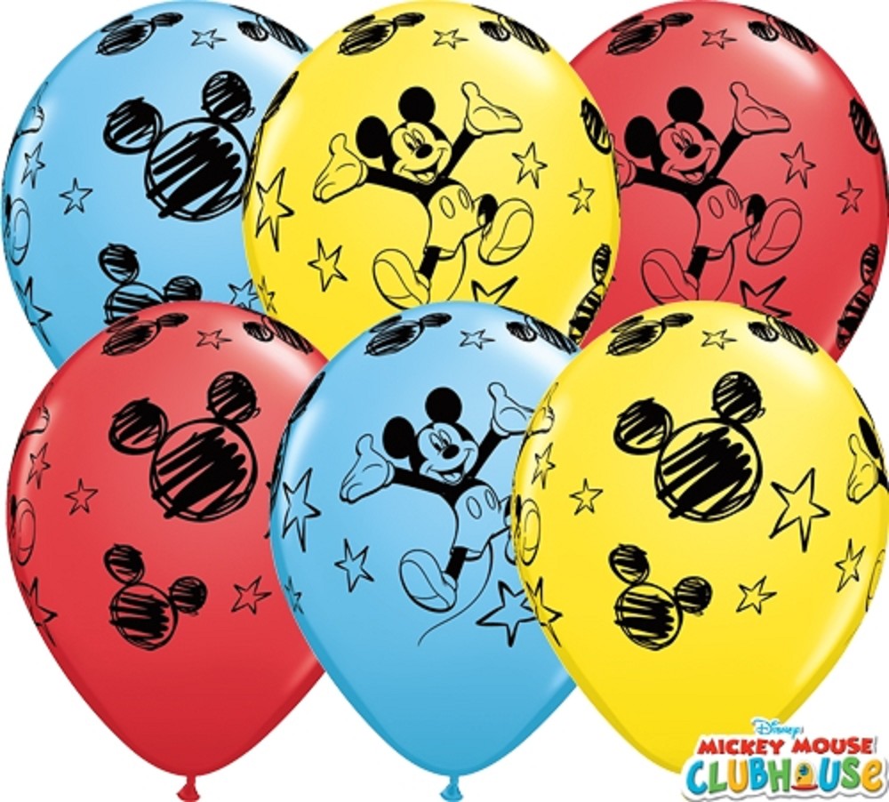 11" Mickey Mouse Sortiment (25 Stück)