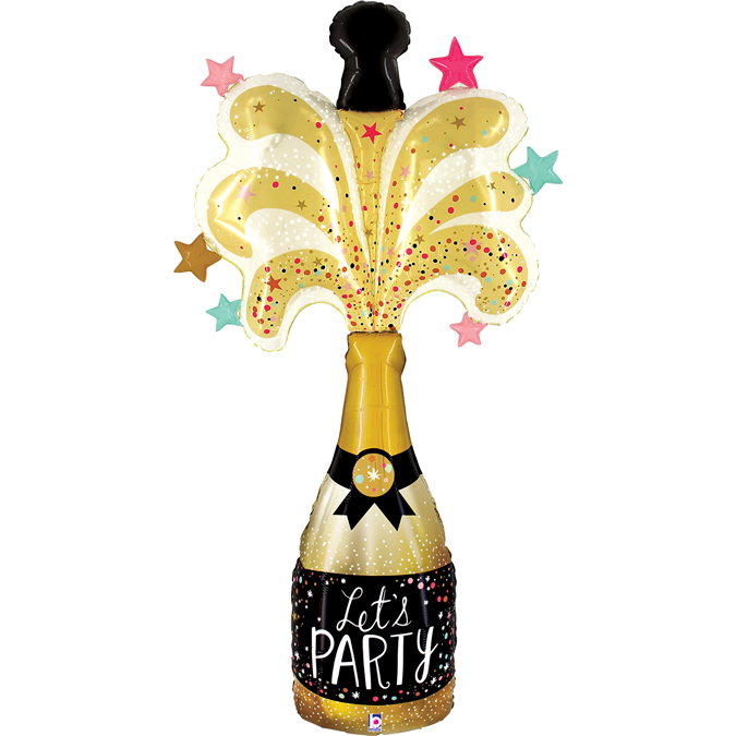 14" Party Champagne mini (ohne Ventil, zum Selbstverschweiße