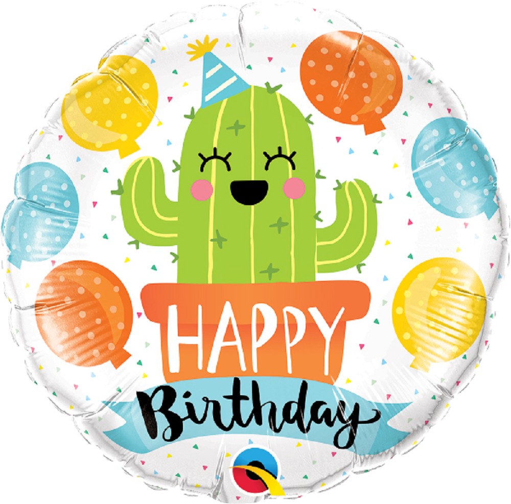 18" Birthday Party Cactus