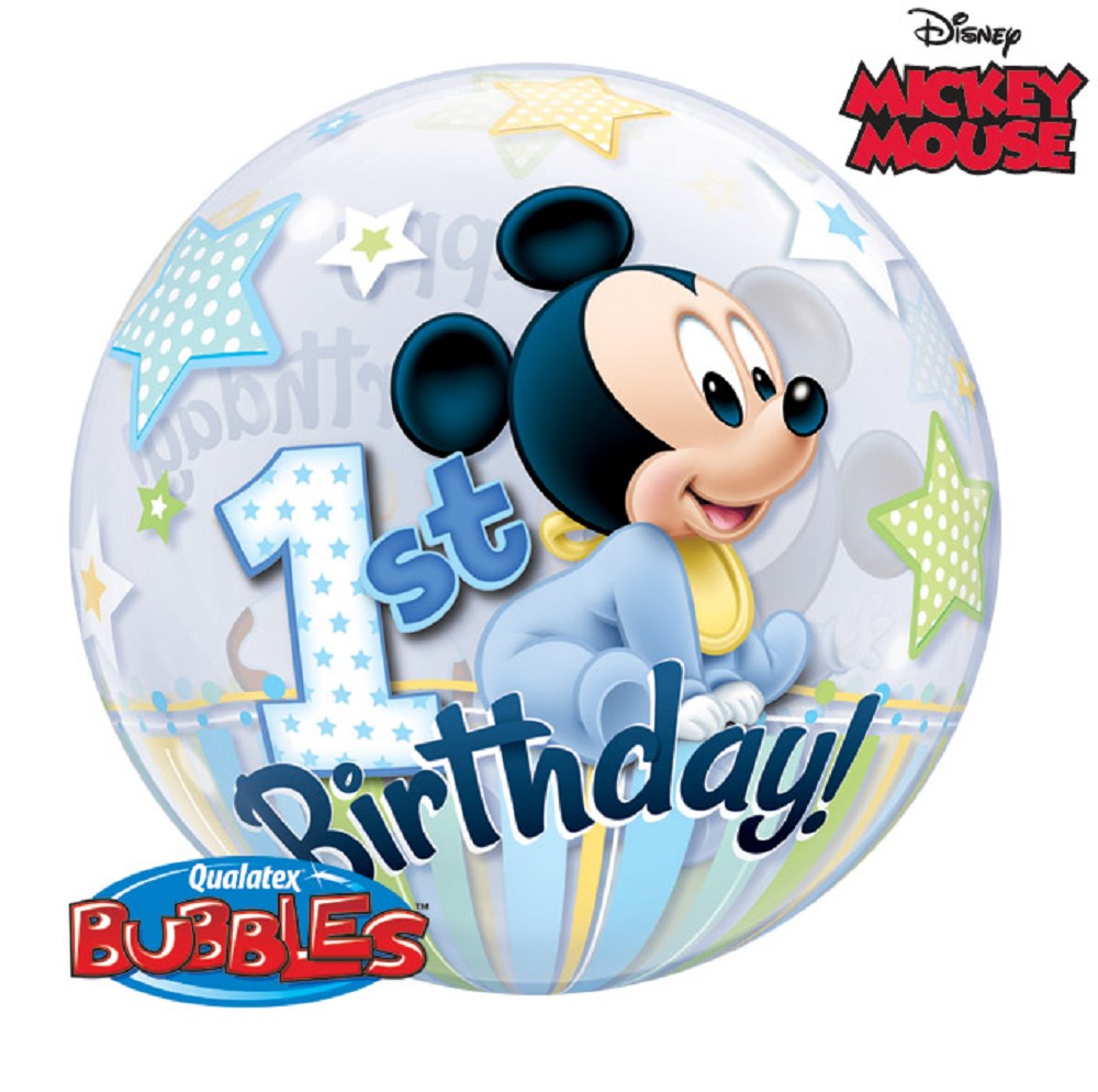 22" Single Bubble Mickey Mouse 1st