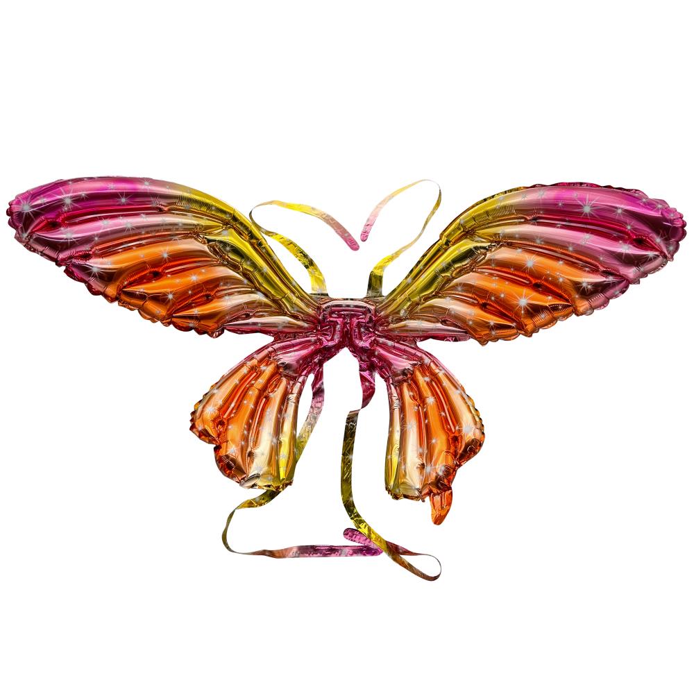 36" Butterfly Wings Golden Monarch (für Luftbefüllung)