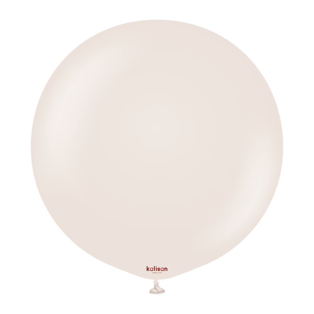 24" Riesenballon Retro White Sand (2 Stück)