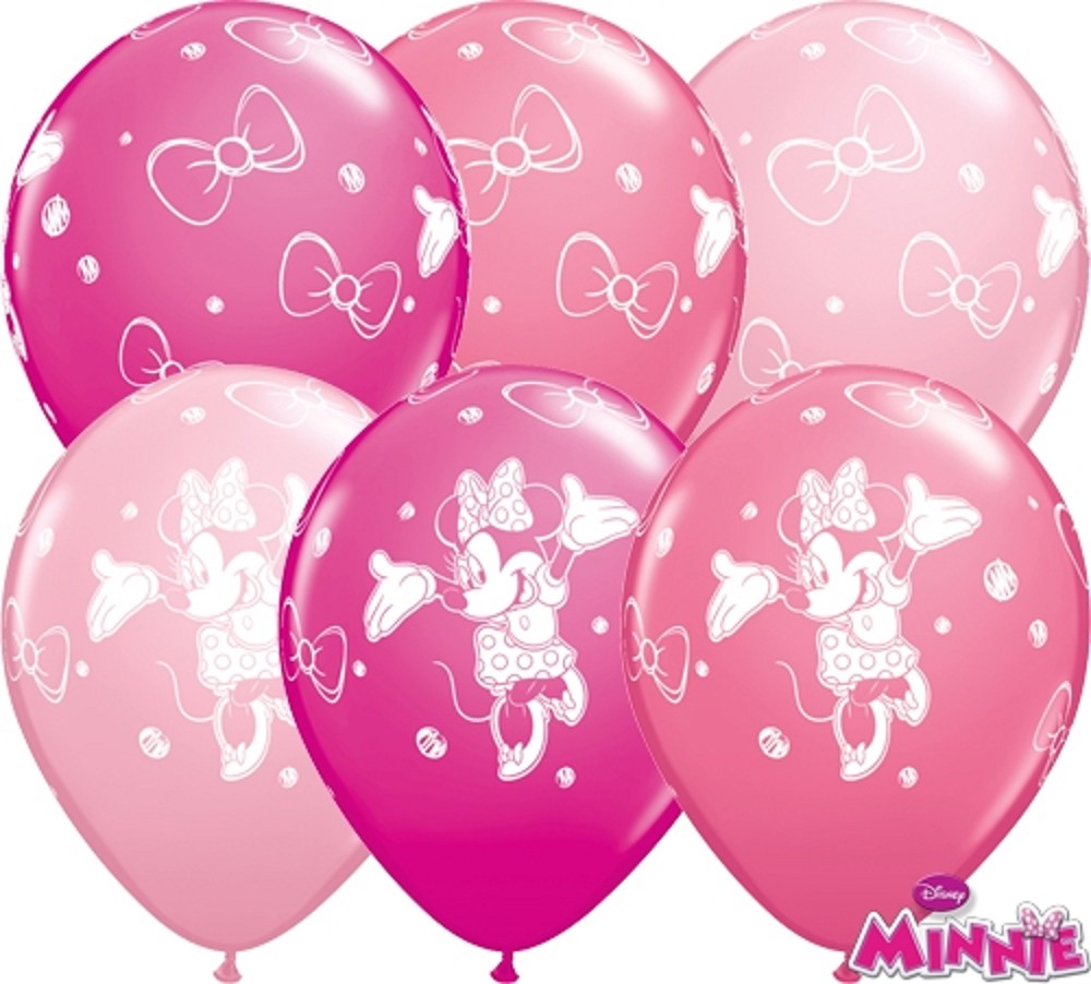 11" Minnie Mouse Sortiment (25 Stck)
