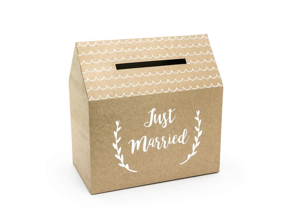 Umschlagbox - Just Married - 30x30,5x16,5cm - 1 Stk.
