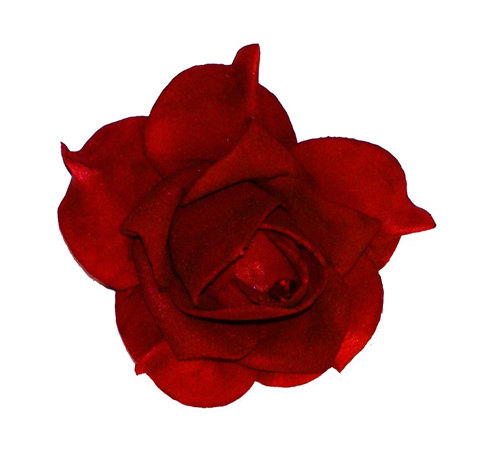 Soft-Rose rot mit Diamant