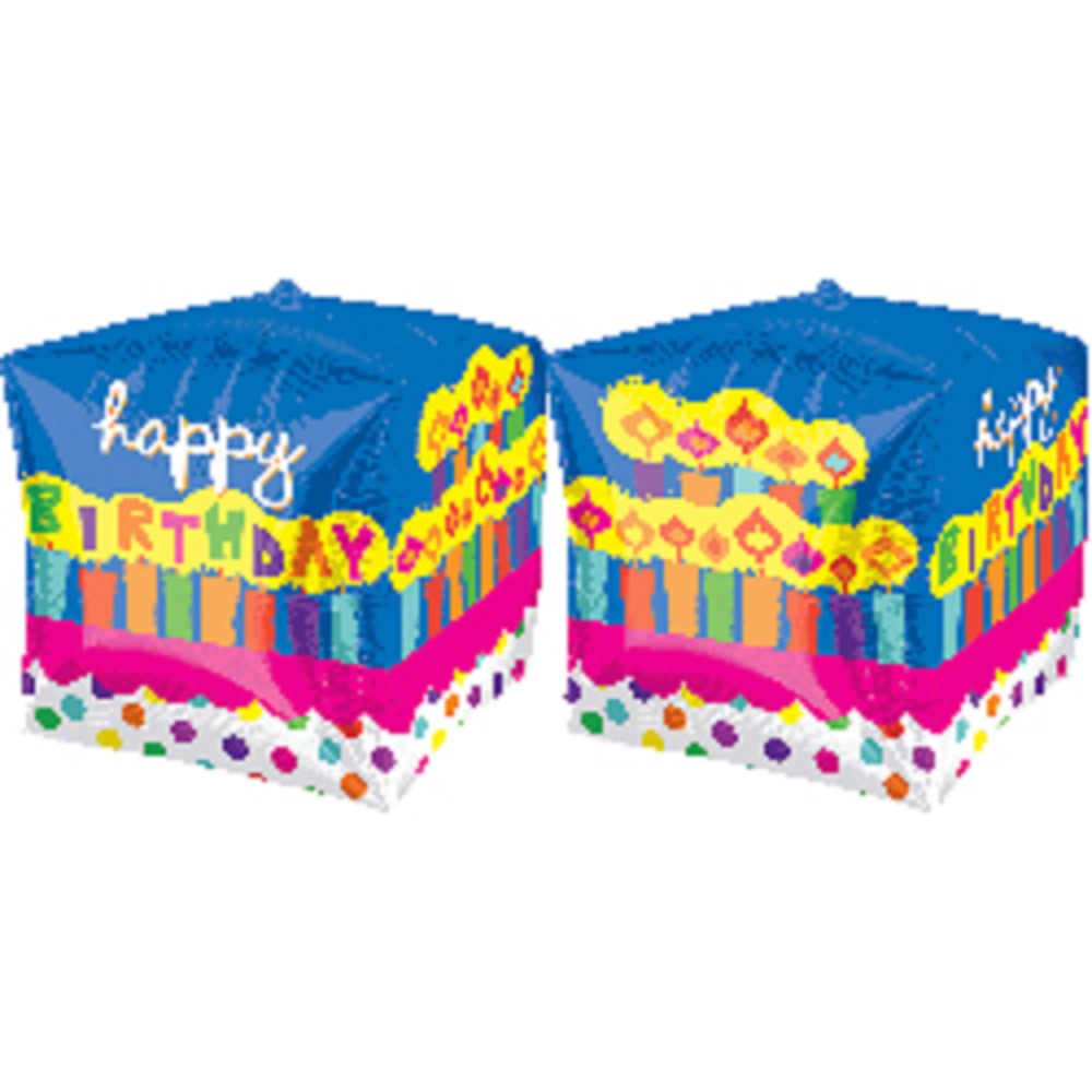 16" Cubez Happy Birthday