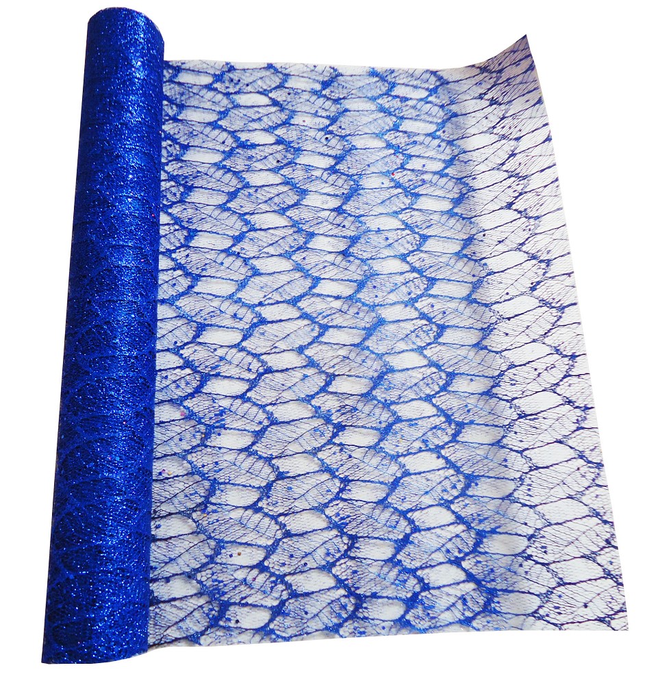 Glitter-Lurex blau (48cm x 5m)