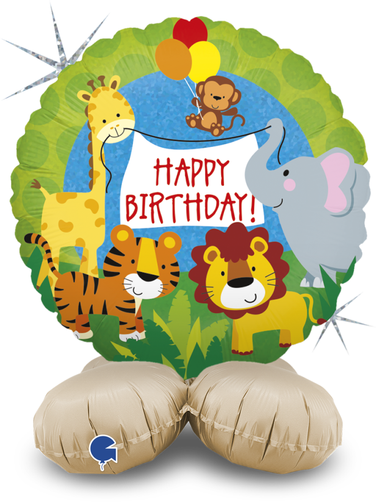 16" The Standups - Jungle Animals Birthday