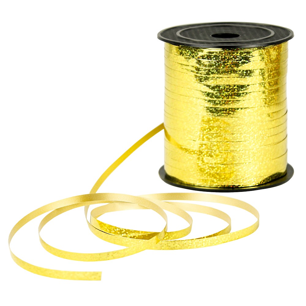 Polyband 5mm Holografie Gold (250 m)