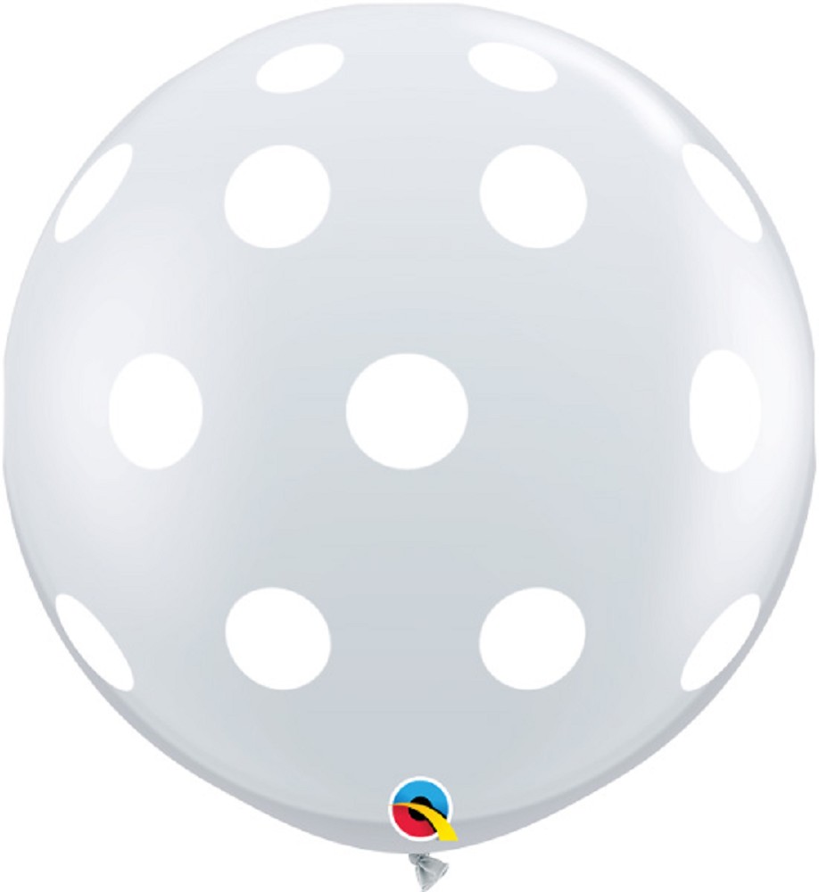 3' Riesenballon Big Polka Dots-A-Round