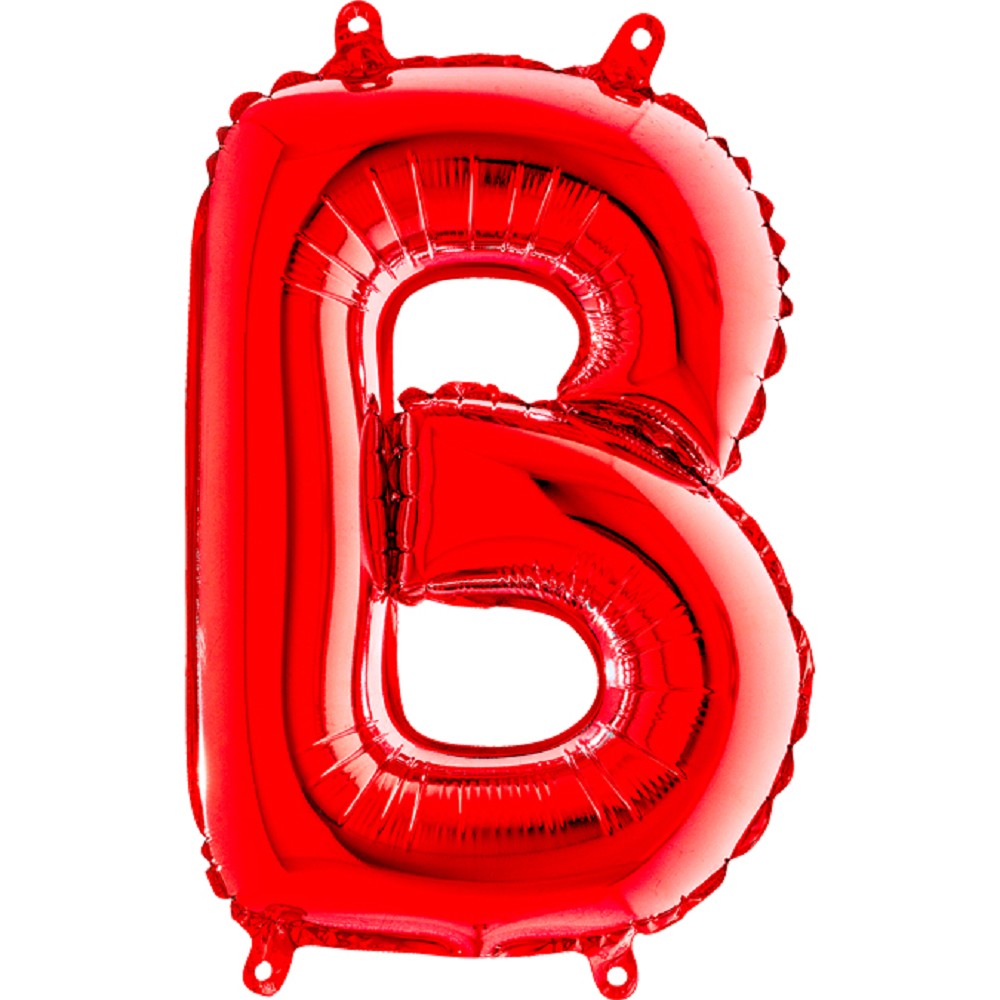 14" Folienbuchstabe "B" Red
