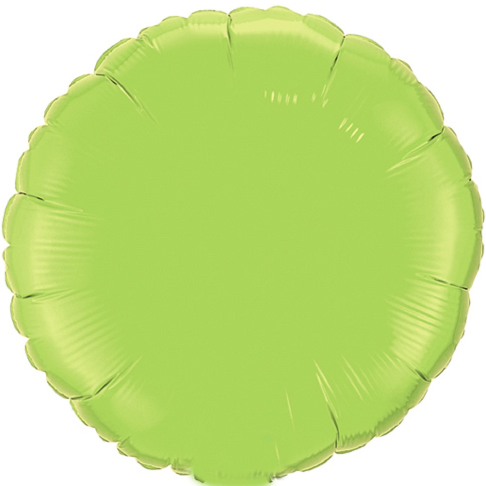 4" Round Lime Green (ohne Ventil, zum Selbstverschweißen)