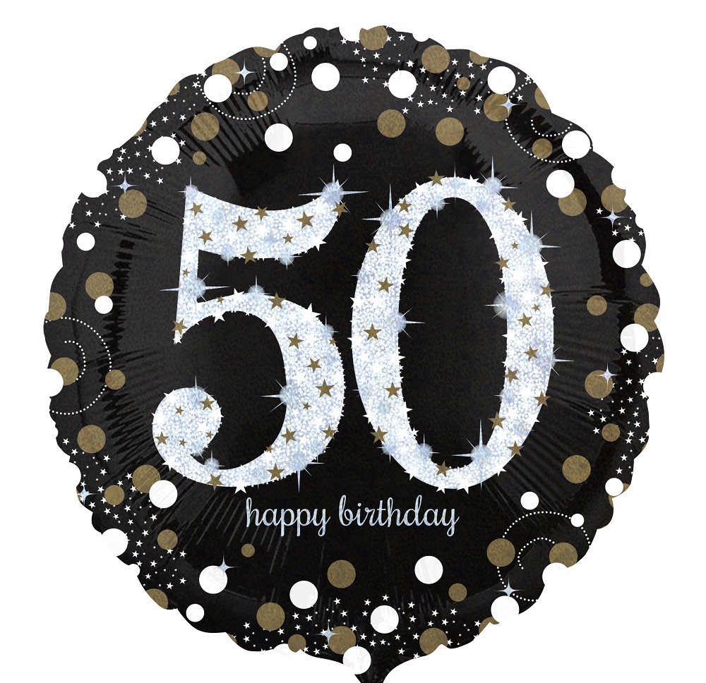 18" Sparkling Birthday "50"
