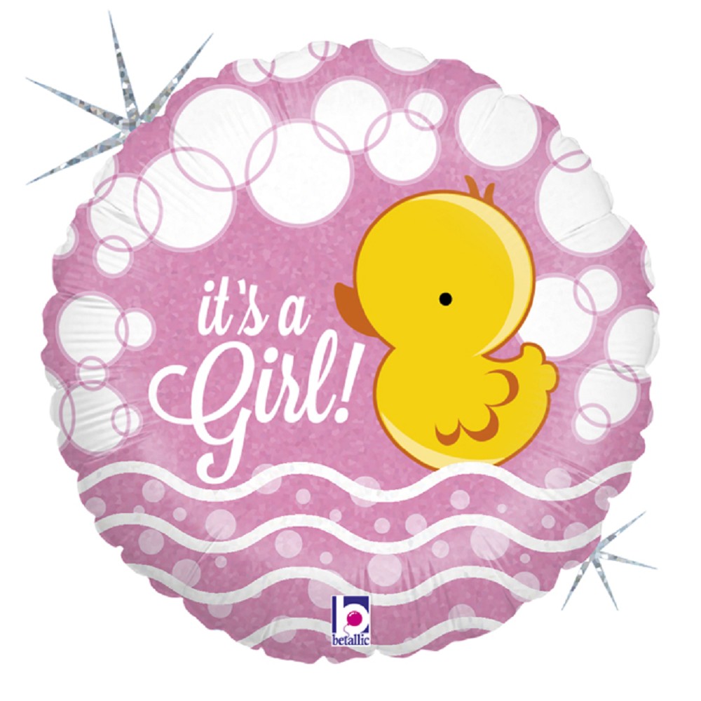 18" Bubble-Ducky-Girl