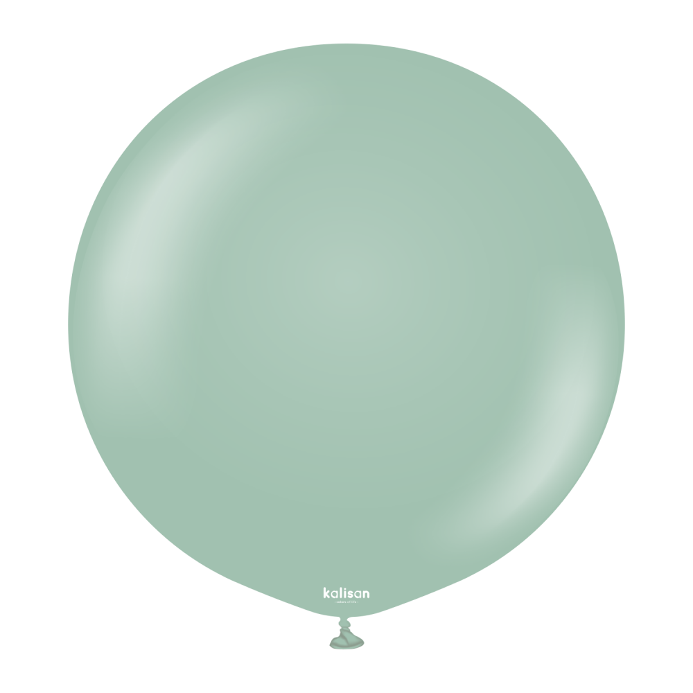 24" Riesenballon Retro Winter Green (2 Stück)