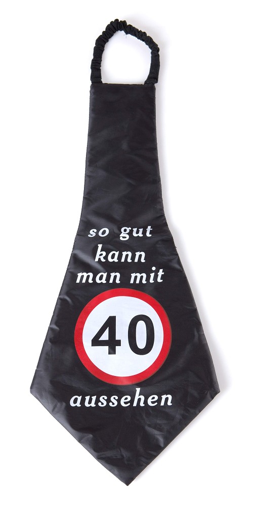 Geburtstags-Krawatte "40"