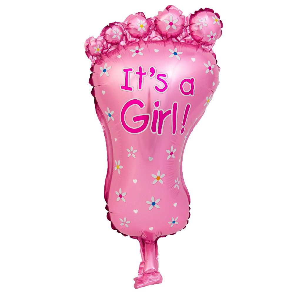 14" It´s a Girl Foot (mit Ventil)